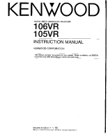 Kenwood 106-VR-Owners-Manual